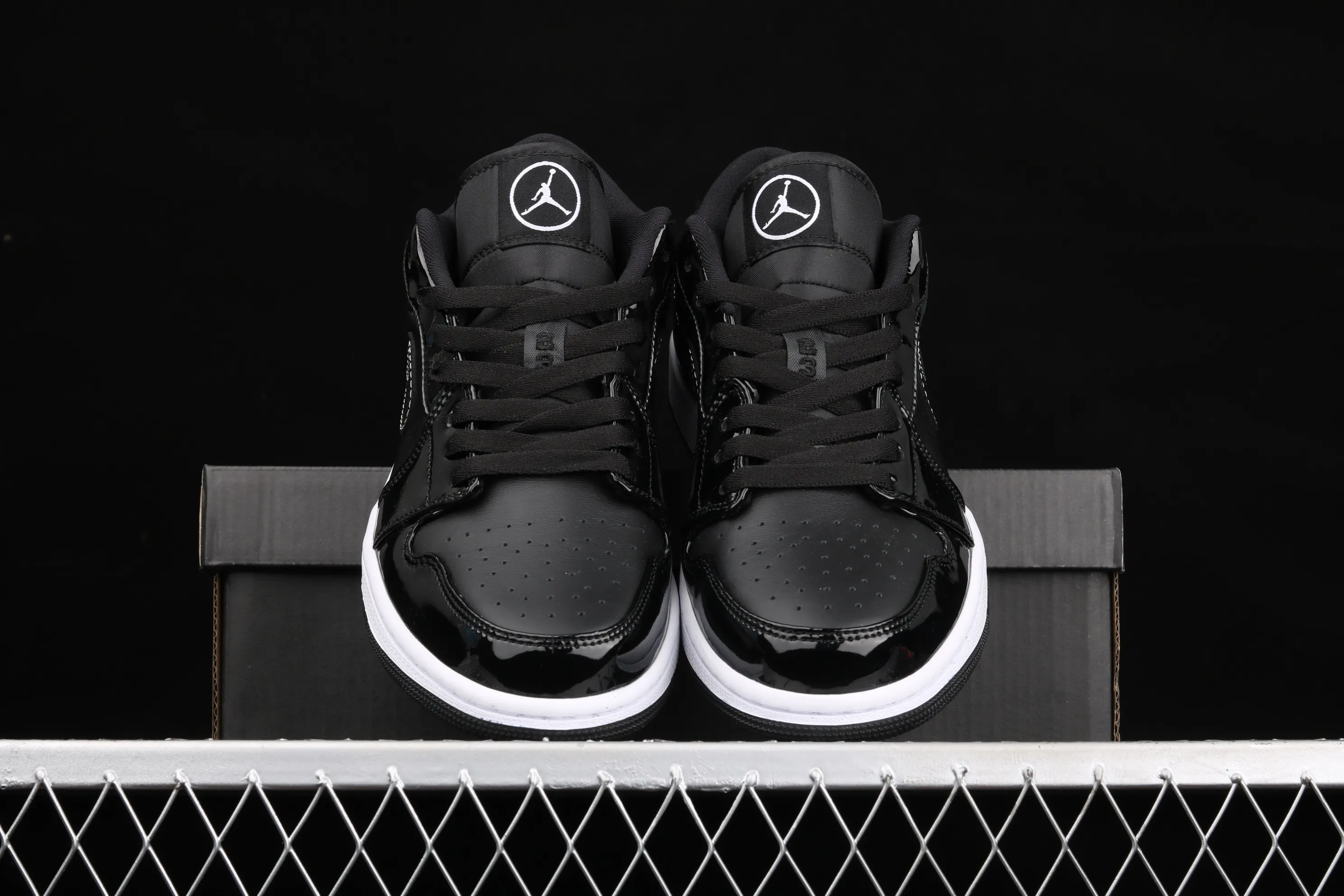 All categories Air Jordan Jordan series basketball shoes Air Jordan 1 Low Air Jordan 1 Low ASW AJ1 Joe 1 low-top All-star patent leather black low-top basketball shoes DD1650-001